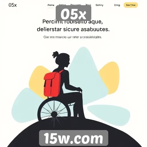 Acessibilidade no site 05x para usuários com necessidades especiais