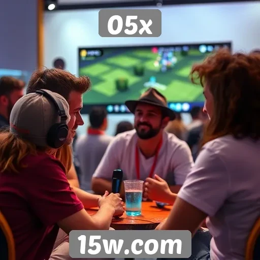 Exploração das funcionalidades sociais no site de jogos 05x